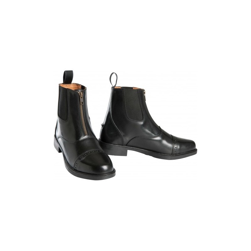 BOOTS ZIP CUIR EQUITHEME