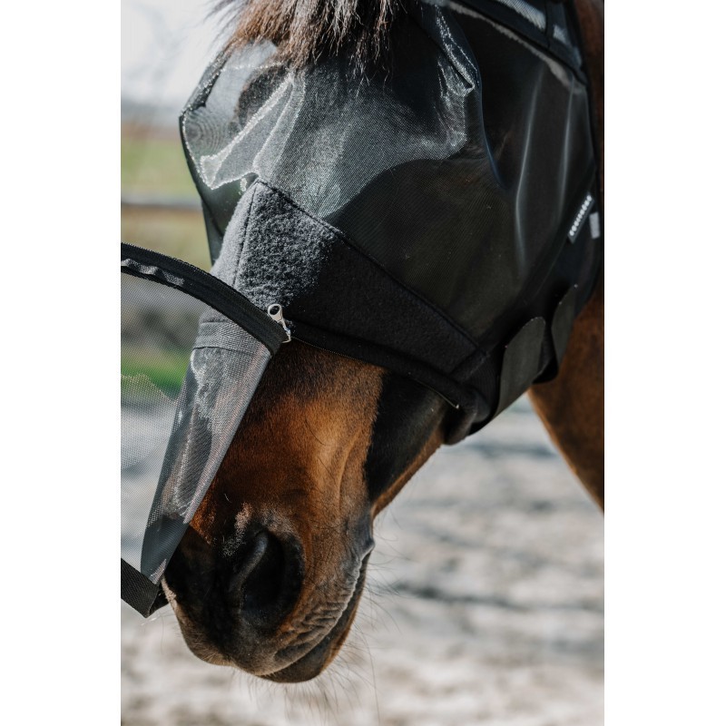 MASQUE ANTI MOUCHES ET UV EQUITHEME 2 EN 1