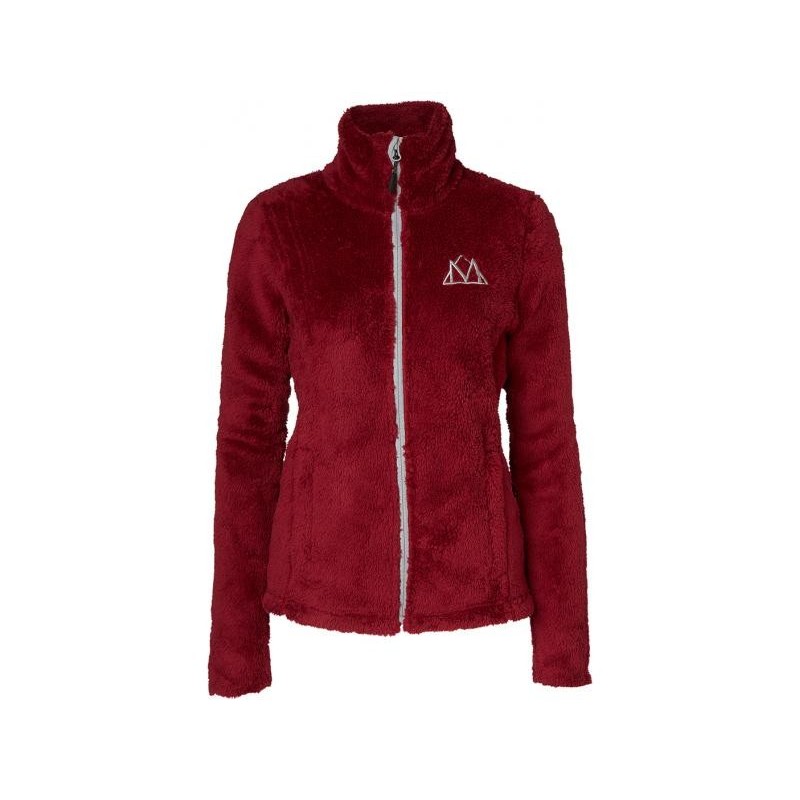 VESTE FUZZY FLEECE ROUGE M