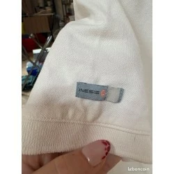 POLO CONCOURS INESIS BLANC 42