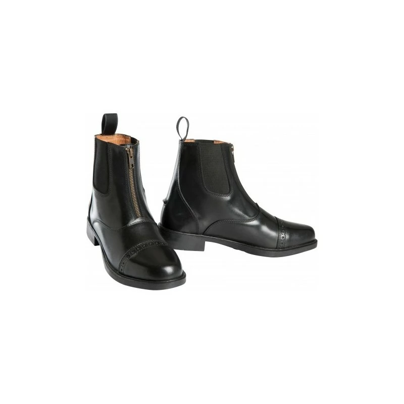 BOOTS ZIP CUIR EQUITHEME