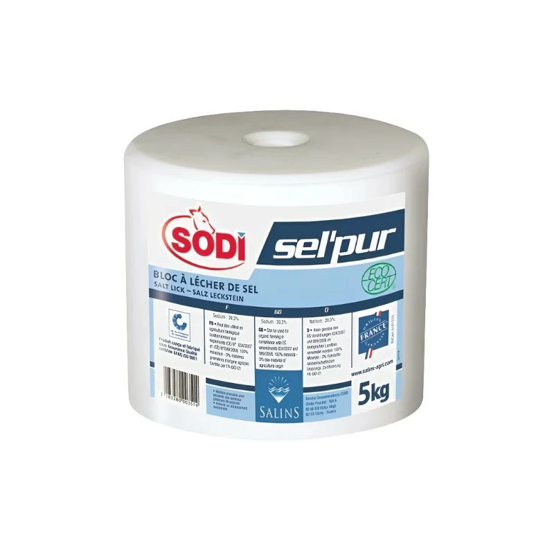 SODI BLOC DE SEL PUR 5KG/PIECE