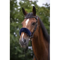 FOURREAU DE MUSEROLLE EQUITHEME TEDDY MARINE