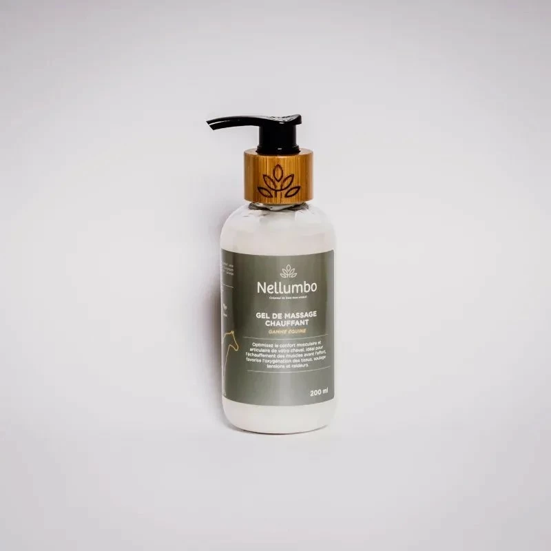 GEL DE MASSAGE CHAUFFANT NELLUMBO 200ML