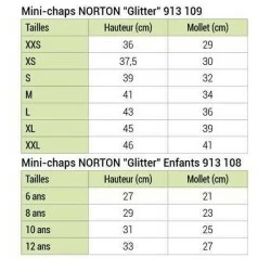 MINI CHAPS NORTON GLITTER