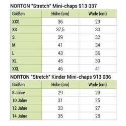MINI CHAPS NORTON STRETCH